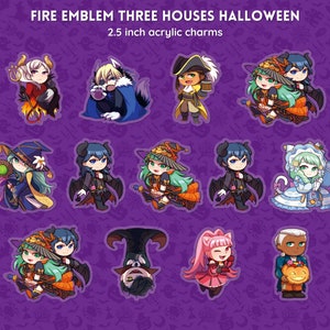 Fire Emblem Three Houses Halloween Charms