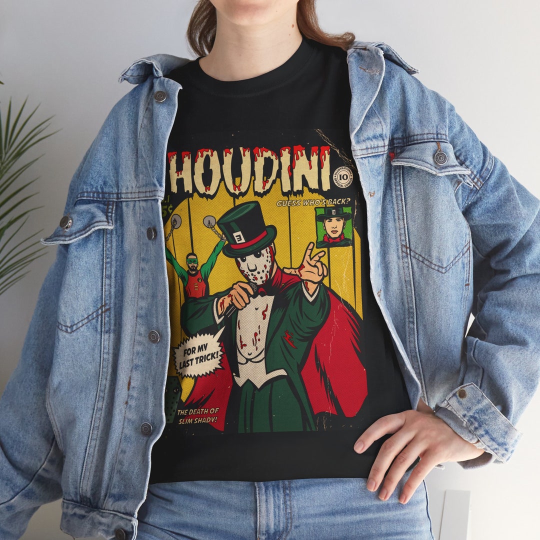 Eminem Houdini 2024 Vintage Comic Style Artwork , the Death of Slim ...