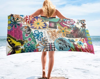 Carpe Diem by Betsy Wiersma Beach Towel
