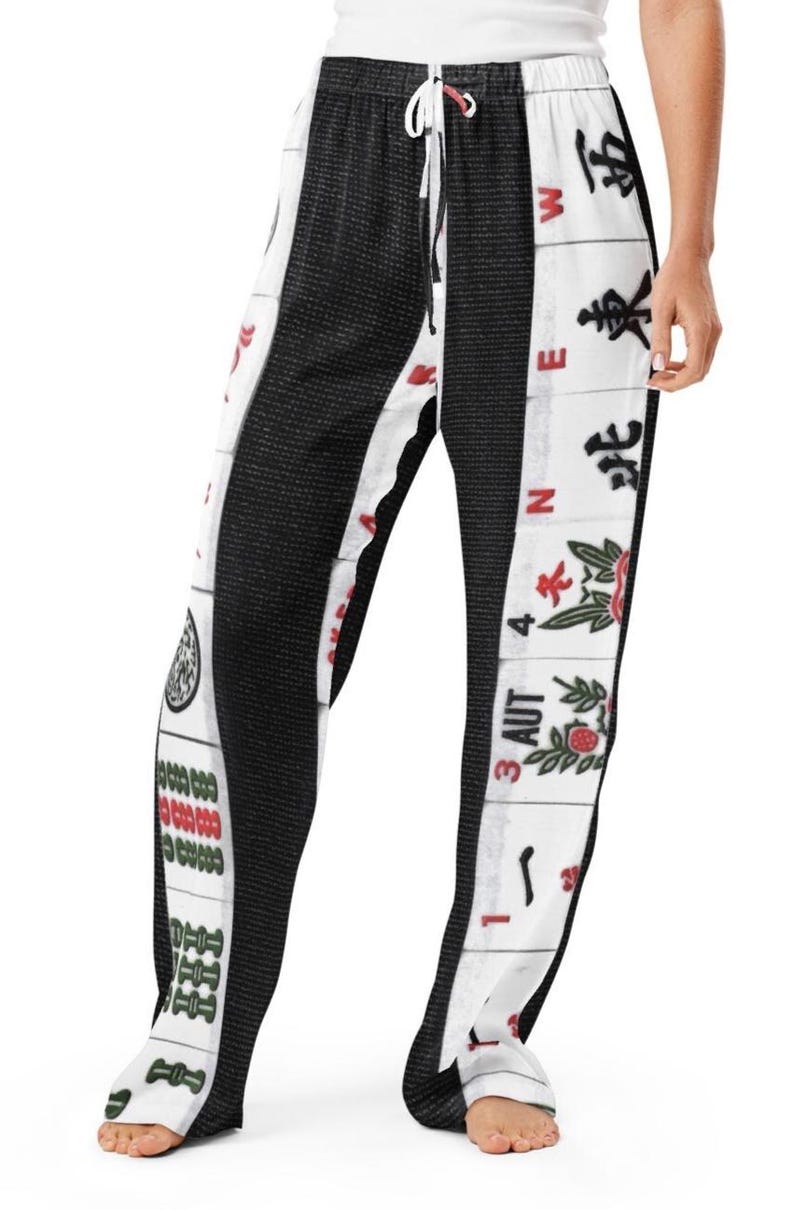 I Love Mahjong Original Art Women’s Pajama Pants