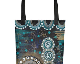 Shiny Night by Betsy Wiersma Tote bag