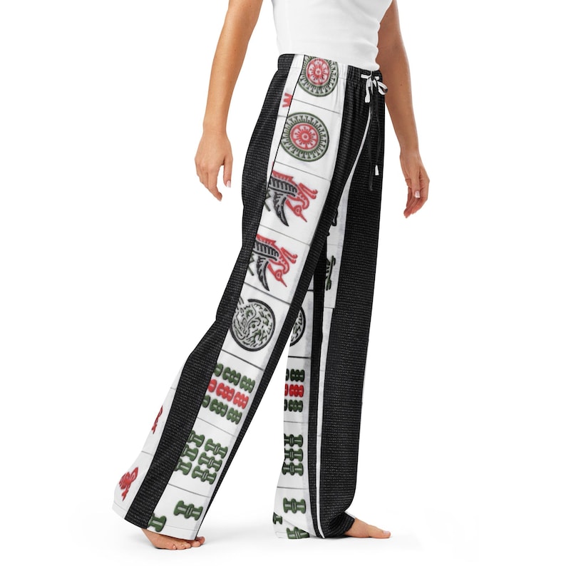 I Love Mahjong Original Art Women’s Pajama Pants