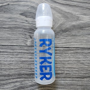 Baby Bottle Name Decals, Baby Bottle Name Labels, Bottle Labels, Daycare Labels, School Labels