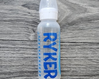 Baby Bottle Name Decals, Baby Bottle Name Labels, Bottle Labels, Daycare Labels, School Labels