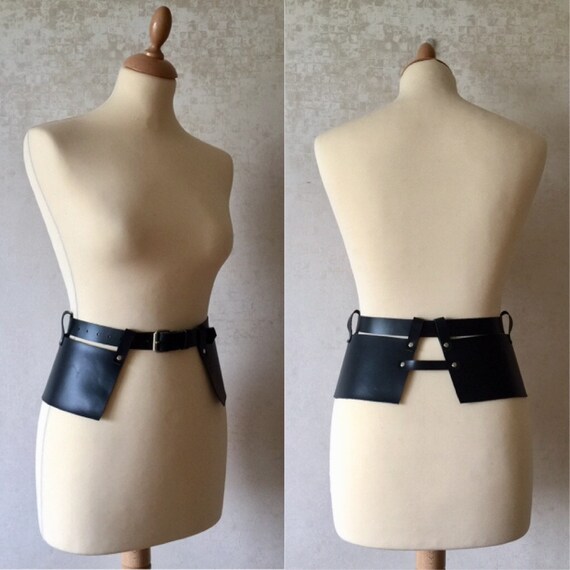 Leather Peplum Belt Skirt,dress,waist,singer,artist,fashion