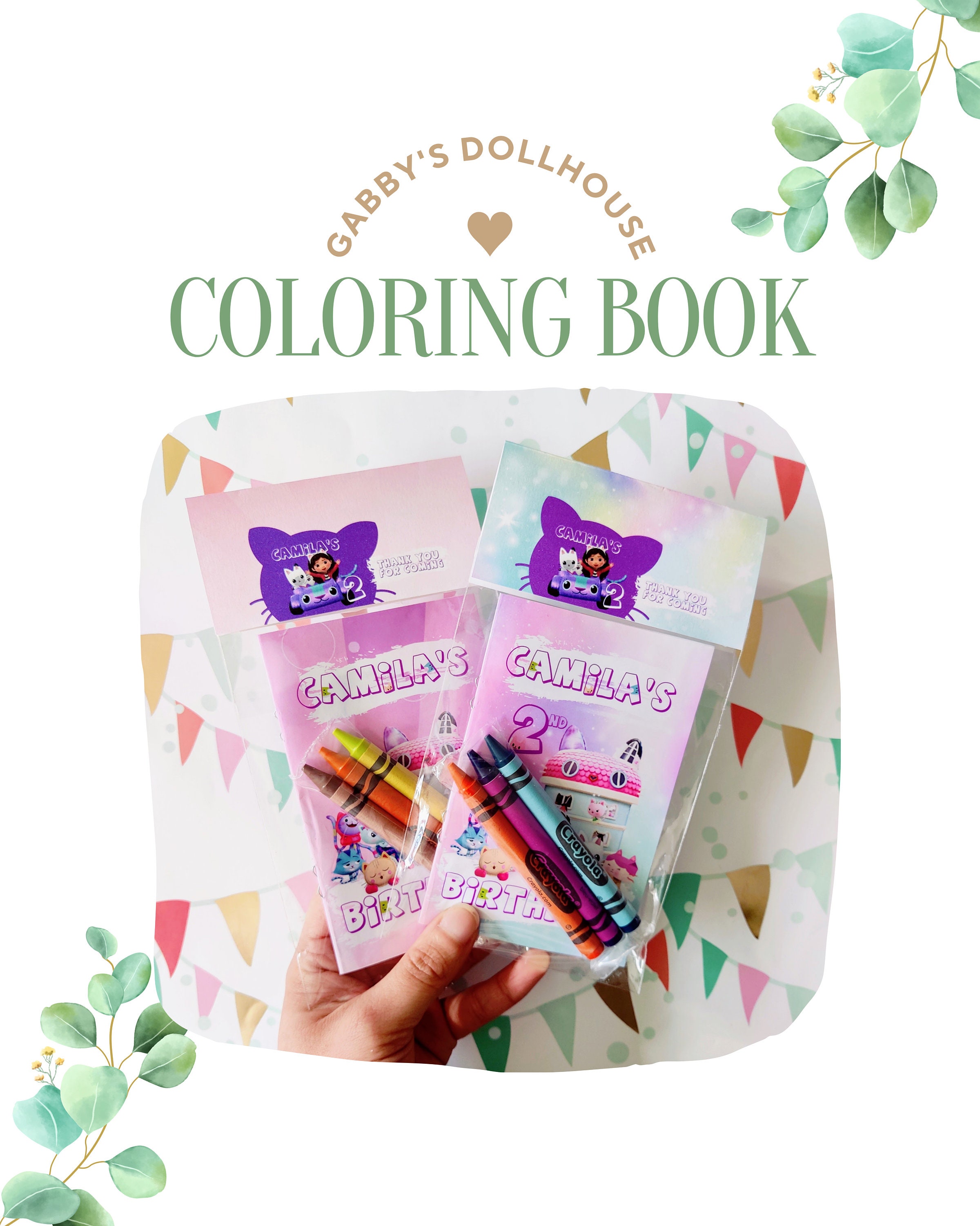 Crayola Colour & Sticker Book - Gabby's Dollhouse