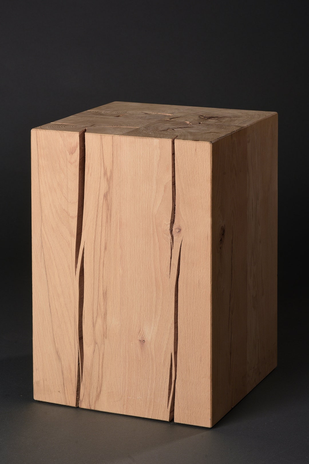 Modern Solid Wood Stool Block 10 Etsy