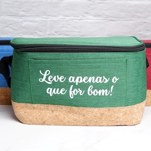 Personalisierbare robuste Kühltasche mit Kork in verschiedenen Farben