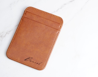 Wallet | Card case | Wallet | Card holder personalized with laser engraving