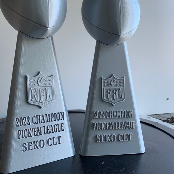 Fantasy Football Trophy Etsy