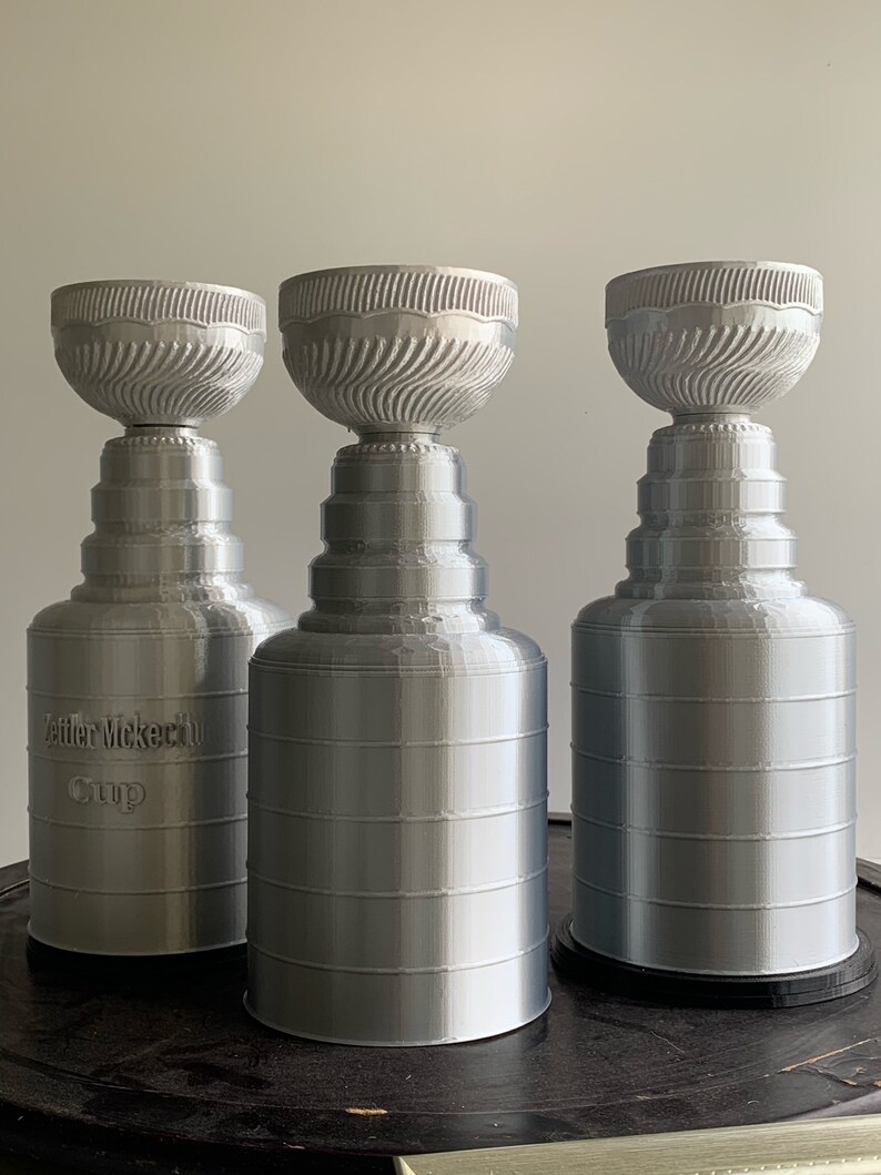 3D Printed Fantasy Hockey Trophy Stanley Cup Replica Etsy Canada