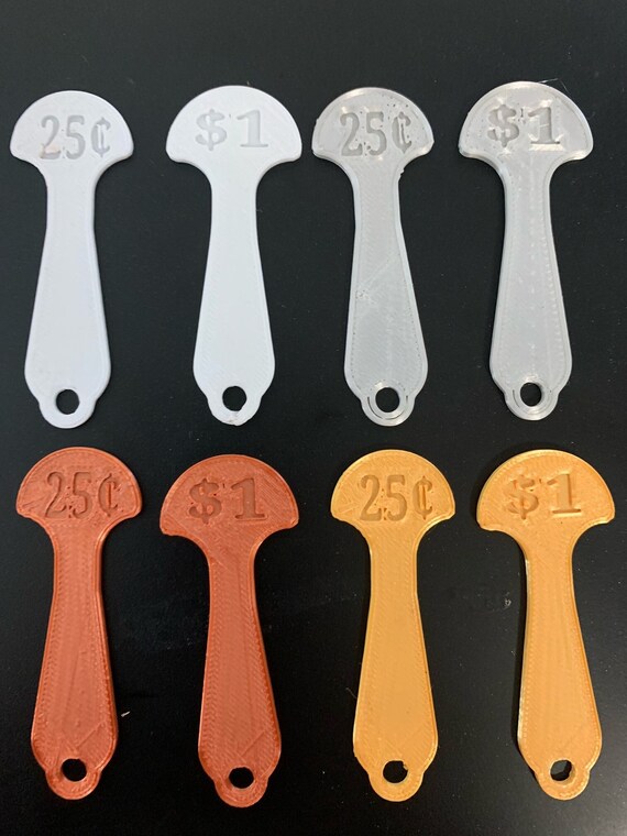 Fancy Shopping Cart Coin/key/token canadian Quater and Loonie Etsy Canada