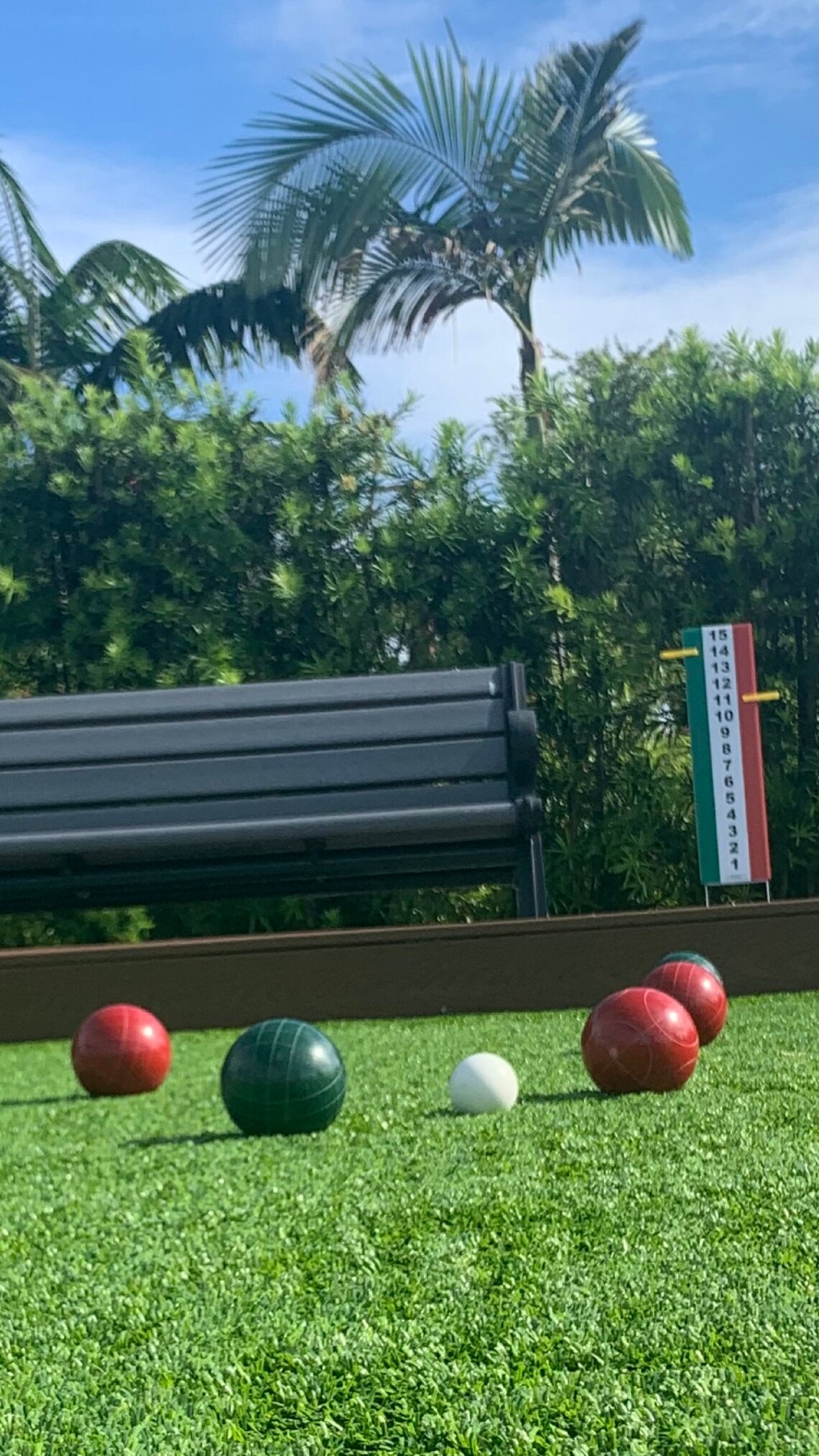 Bocce Ball Scoreboard w/Stand 2 Scoring Clips Pushbutton Etsy