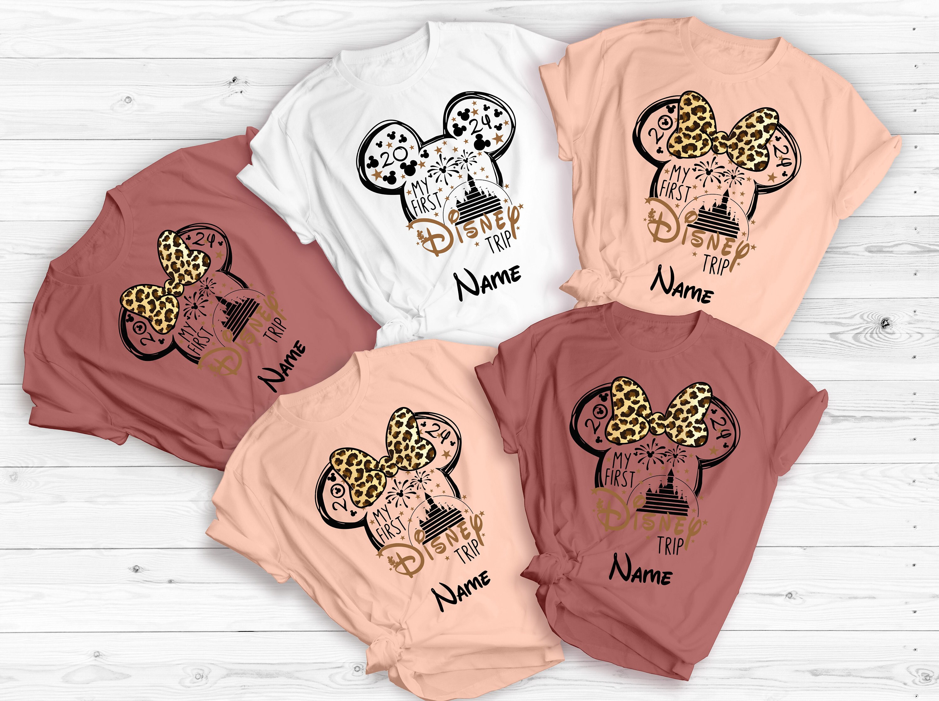 Discover Custom Name My First Disney Trip 2024 Shirt, Disney Shirt