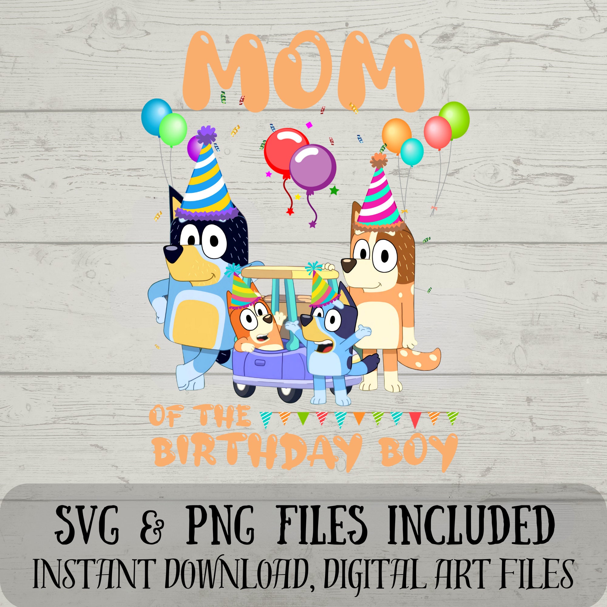 Bluey Png, Bluey 8th Birthday Png, Bluey And Bingo Png, Disney Png - I