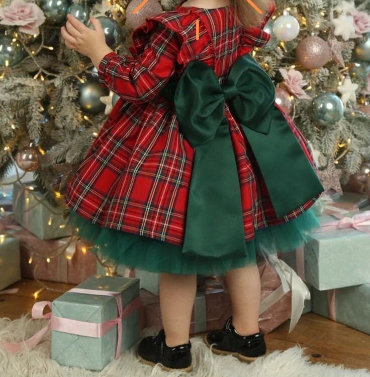 Baby Girl Christmas Dress Toddler Girl Christmas Dress Girl Adorable Christmas Dress Baby Girl