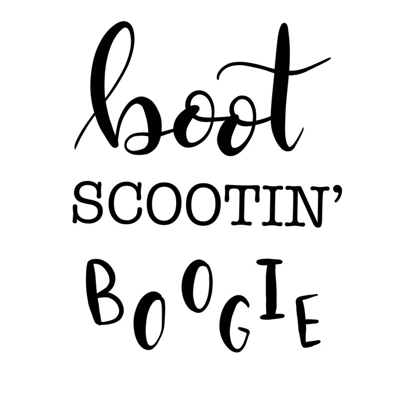 Cowboy Boot boot Scootin' Boogie Cut File Pack Etsy Ireland