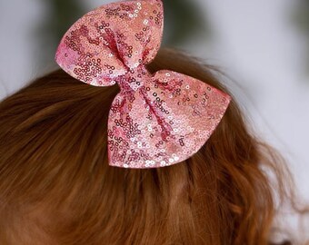 lumignon L tweed ribbon hair clip ピンク Lumignon original ♥ L tweed ribbon hair clip【ピンク