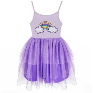 Girl's Blue Shinning Heart Tutu Dress, Baby Girls, Toddler Girls Dance Dress, Tutu Dress, Wedding, Birthday, Ultra Soft For Girl's 3-7 Year purple