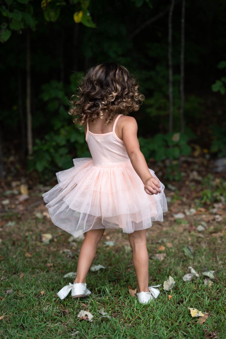 Girl's Blue Shinning Heart Tutu Dress, Baby Girls, Toddler Girls Dance Dress, Tutu Dress, Wedding, Birthday, Ultra Soft For Girl's 3-7 Year image 3