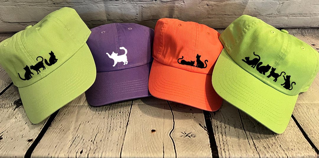 Cats Baseball Hats Personalized by You! Gift - Etsy