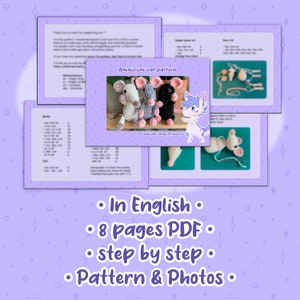 Crochet Rat PDF Pattern PDF file image 2