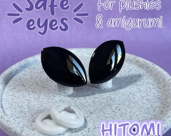 Occhi per amigurumi e peluche. Occhi sicuri a forma di UFO ~