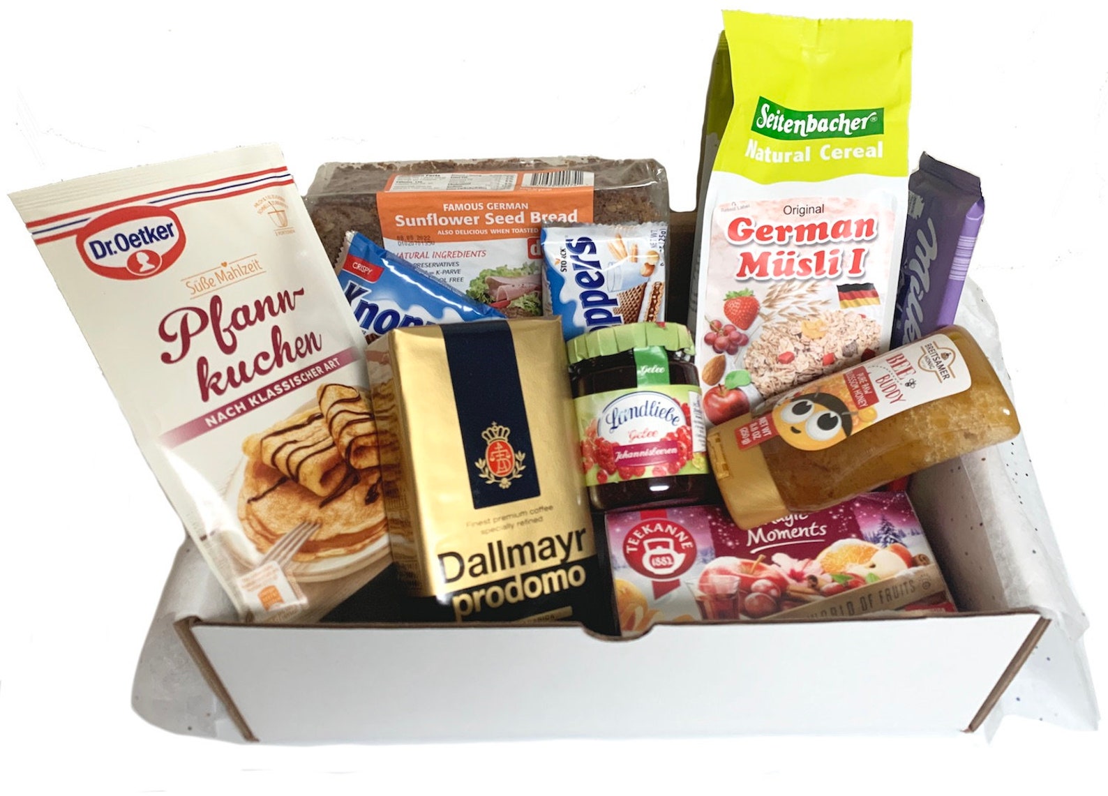 German Breakfast Box - For your German Frühstück - Contains Made in Germany Items
