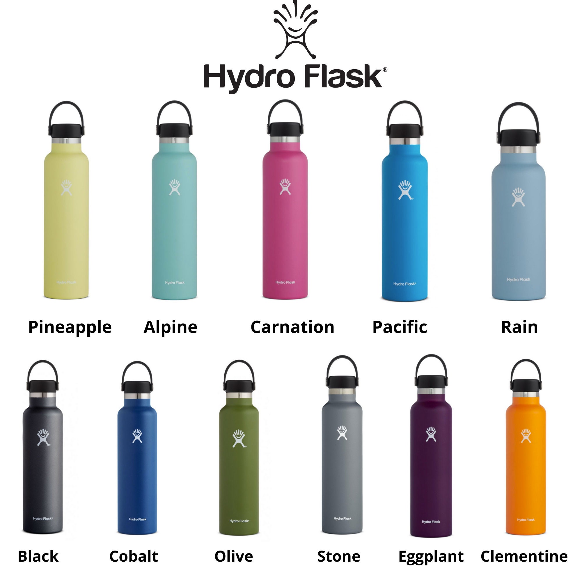 Personalized Custom Hydro Flask Laser Engraved Engraved Etsy
