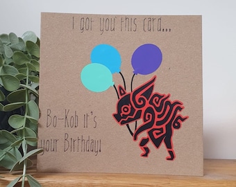 Legend Of Zelda Bokoblin Birthday Card