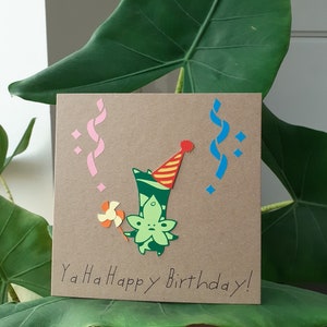 Legend Of Zelda Korok Birthday Card