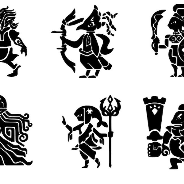 Legend of Zelda Champions Decal Stickers - more colours available!