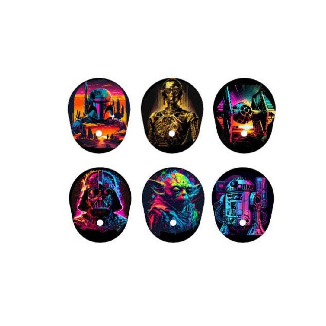 Neon Galactic Dexcom G7 Diabetes Sensor Decal Stickers - Etsy