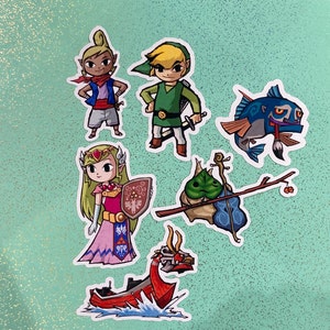 Wind Waker Sticker Set