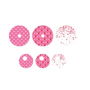 Pink Heart Libre Stickers