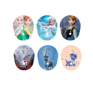 Ice Princess Character Dexcom G7 Stickers