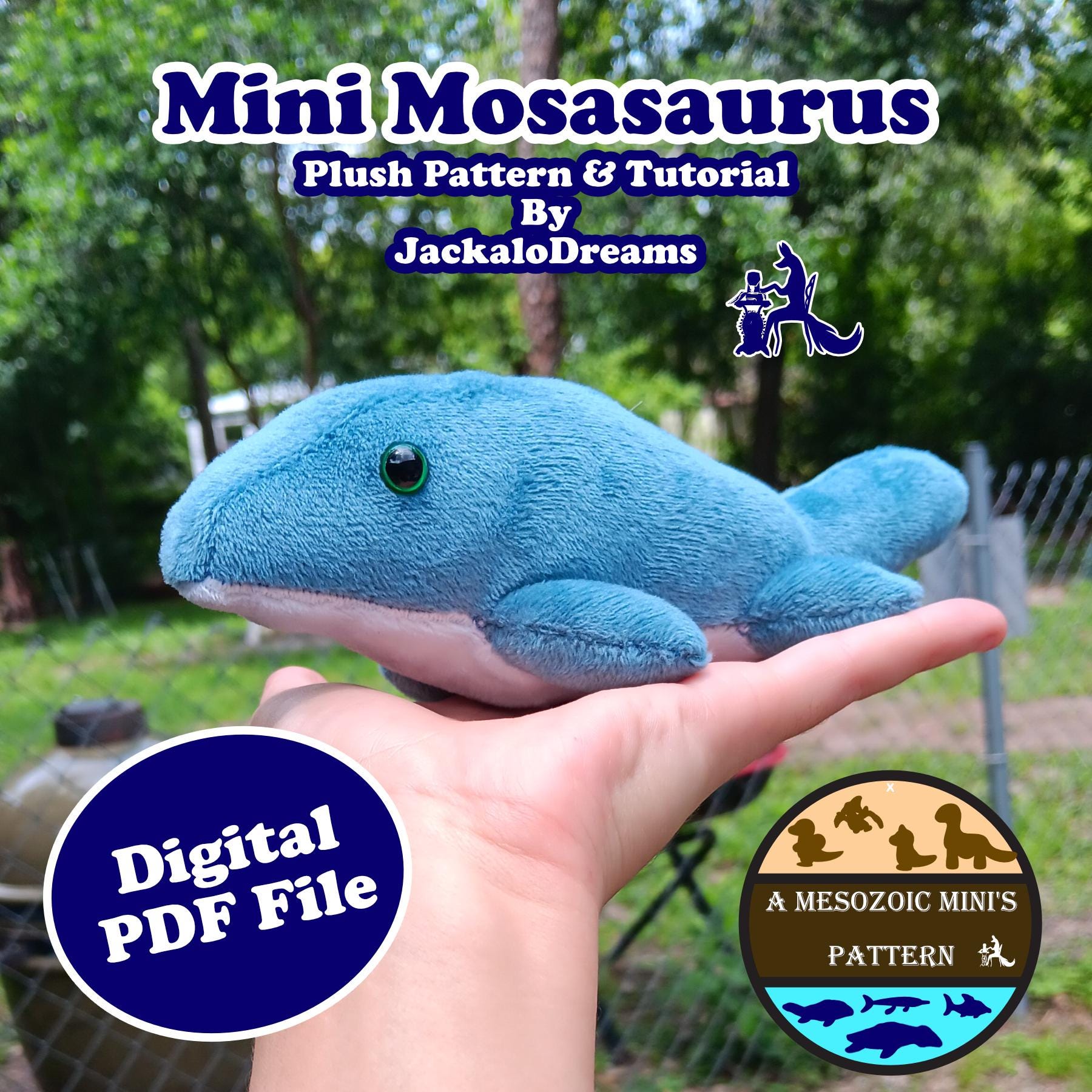 Mosasaurus Model