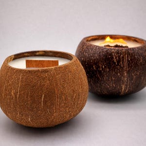 Kerze mit holzdocht