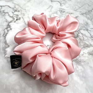 Elegant scrunchies for women, hair accessories made of silk satin, scrunchie silk satin for hair image 10