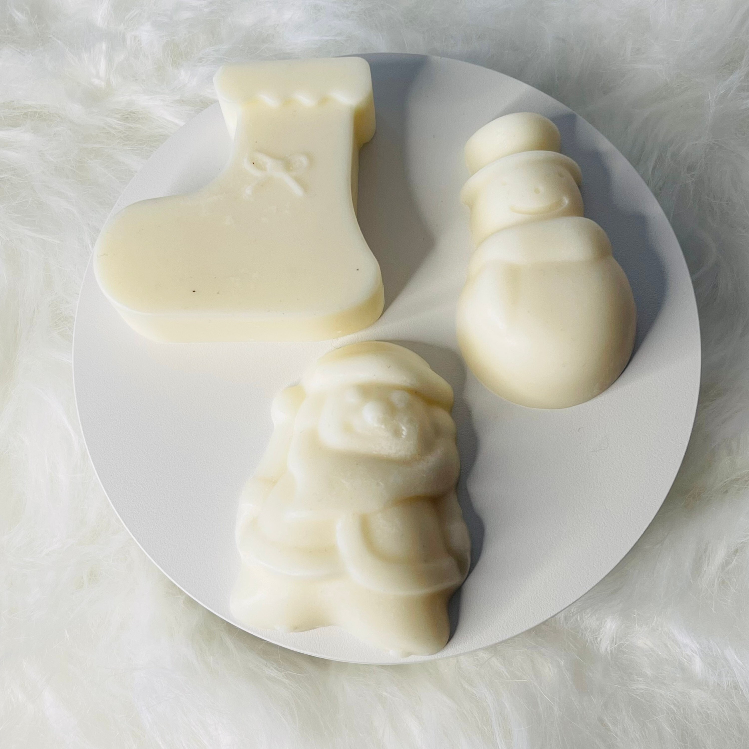 Lot de Fondants Bougie Pour Brûleur Cire Colza Parfum Fleurs d'oranger