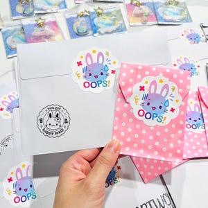 Oops! | Kawaii Oopsie Grab Bags | Art Prints | Sticker Sheets | Stickers | Stationery | Keychains Charms | Surprise Lucky | B-Grade Bundles