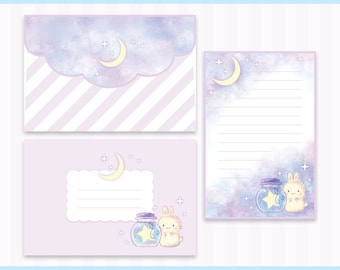kawaii envelopes etsy