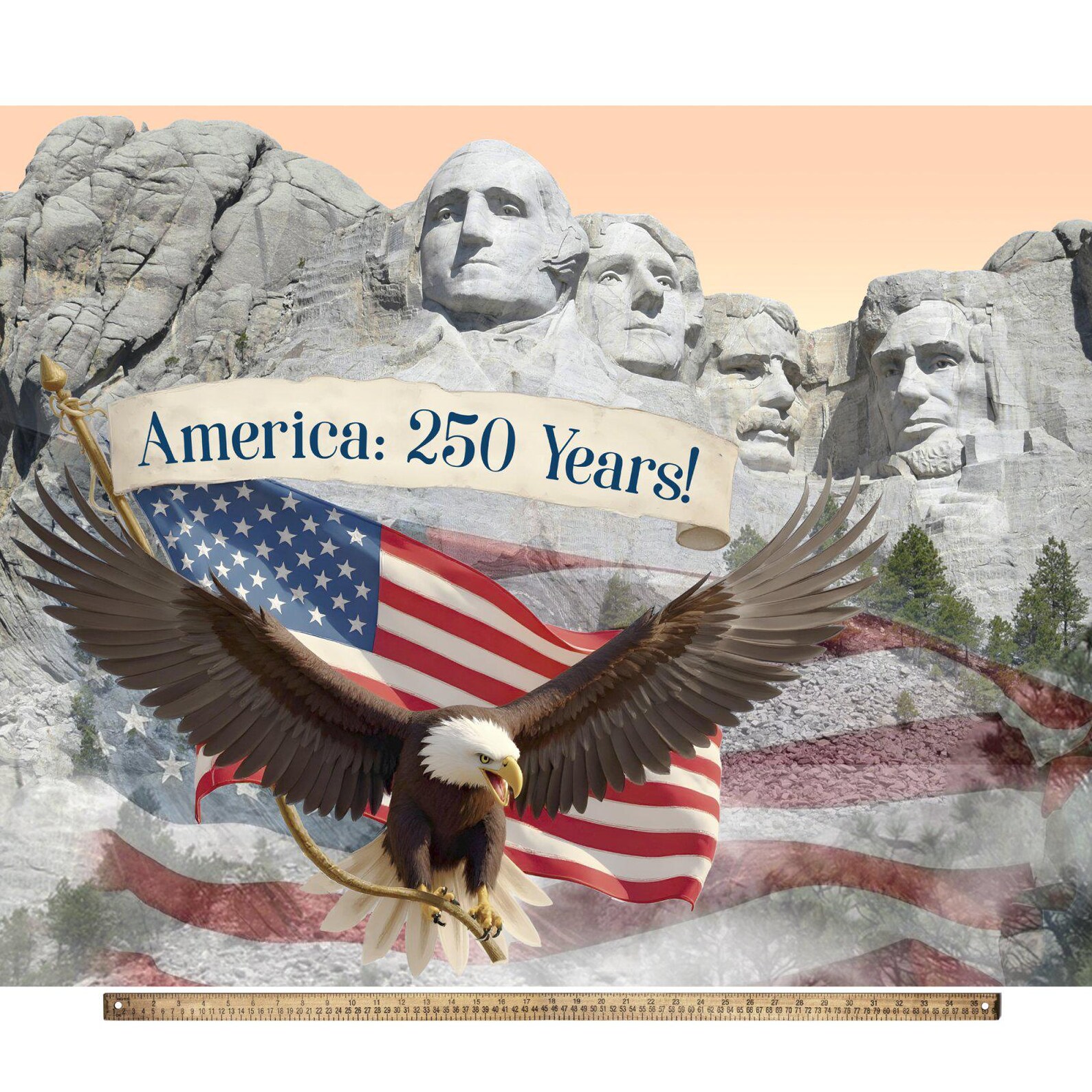 America - 250 Years - David Textiles - Etsy