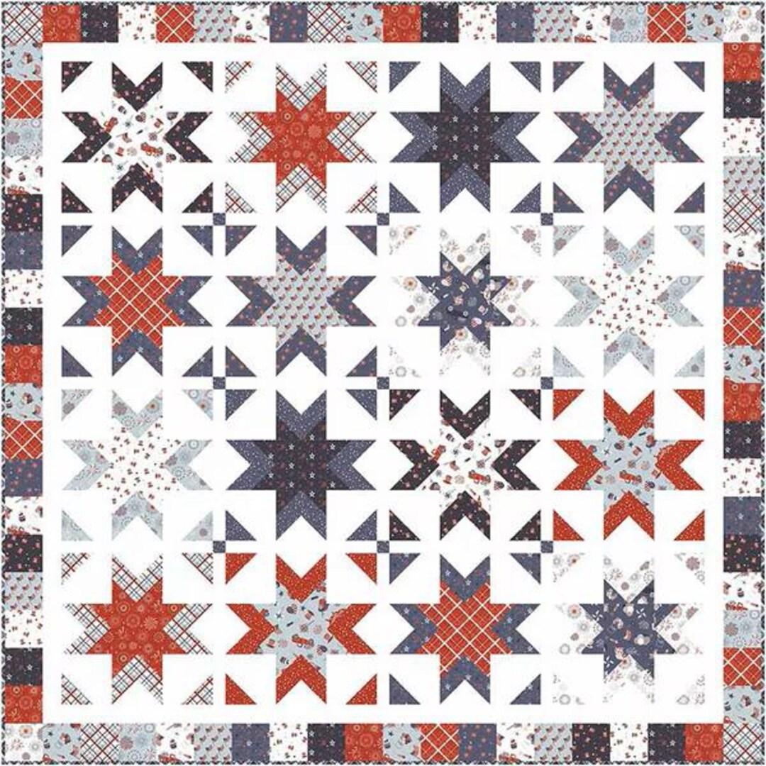 Sparklers Quilt Boxed Kit - Stars and Stripes Forever by Lori Whitlock ...
