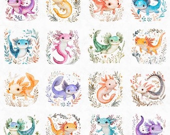 Axolotl - QT Cuties 2 - QT Fabrics