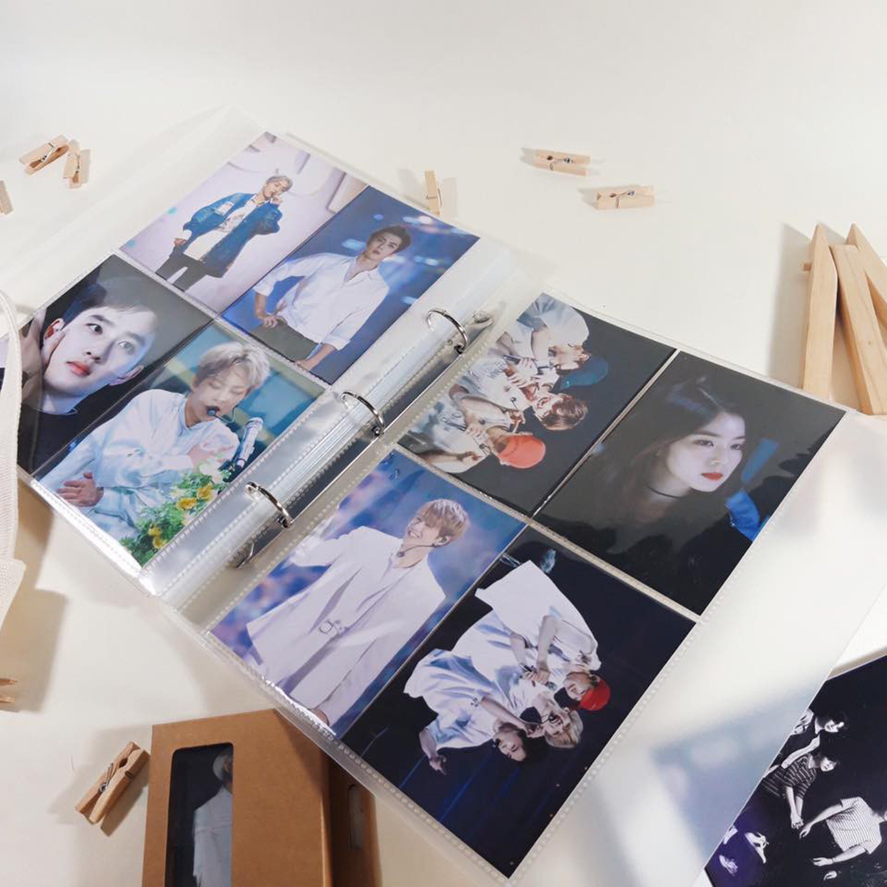 Photocard binder Photocard holder Cute Mini binder 6 ring Etsy