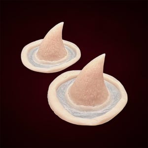 Encapsulated Silicone Horns, SFX makeup, Halloween, cosplay, special effects, prosthetic