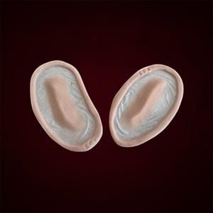 Prothèse de pommette saillante en silicone encapsulé, Diable, Science-fiction, Halloween, Horreur, maquillage, SFX, Cosplay, Sorcière, Fantastique