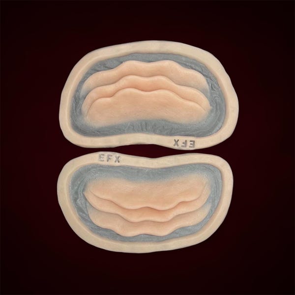 Gills Silicone Prosthetic x2, scifi, fantasy, Halloween, mermaid, fish, Cosplay, merman, SFX, makeup