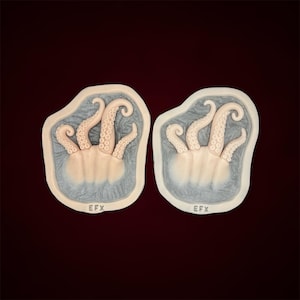 Tentacle Silicone Prosthetic x2, scifi, fantasy, Halloween, mermaid, fish, Cosplay, merman, SFX, makeup, Pirate, EFXprosthetics